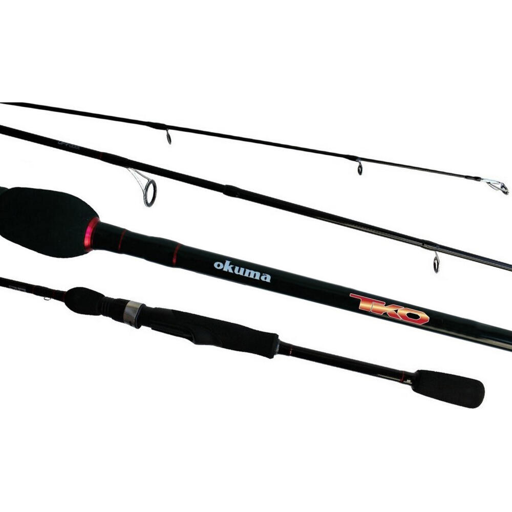 7ft Okuma TKO 10-20lb Graphite Spin Rod - 2 Pce Spinning Rod with Split Grip