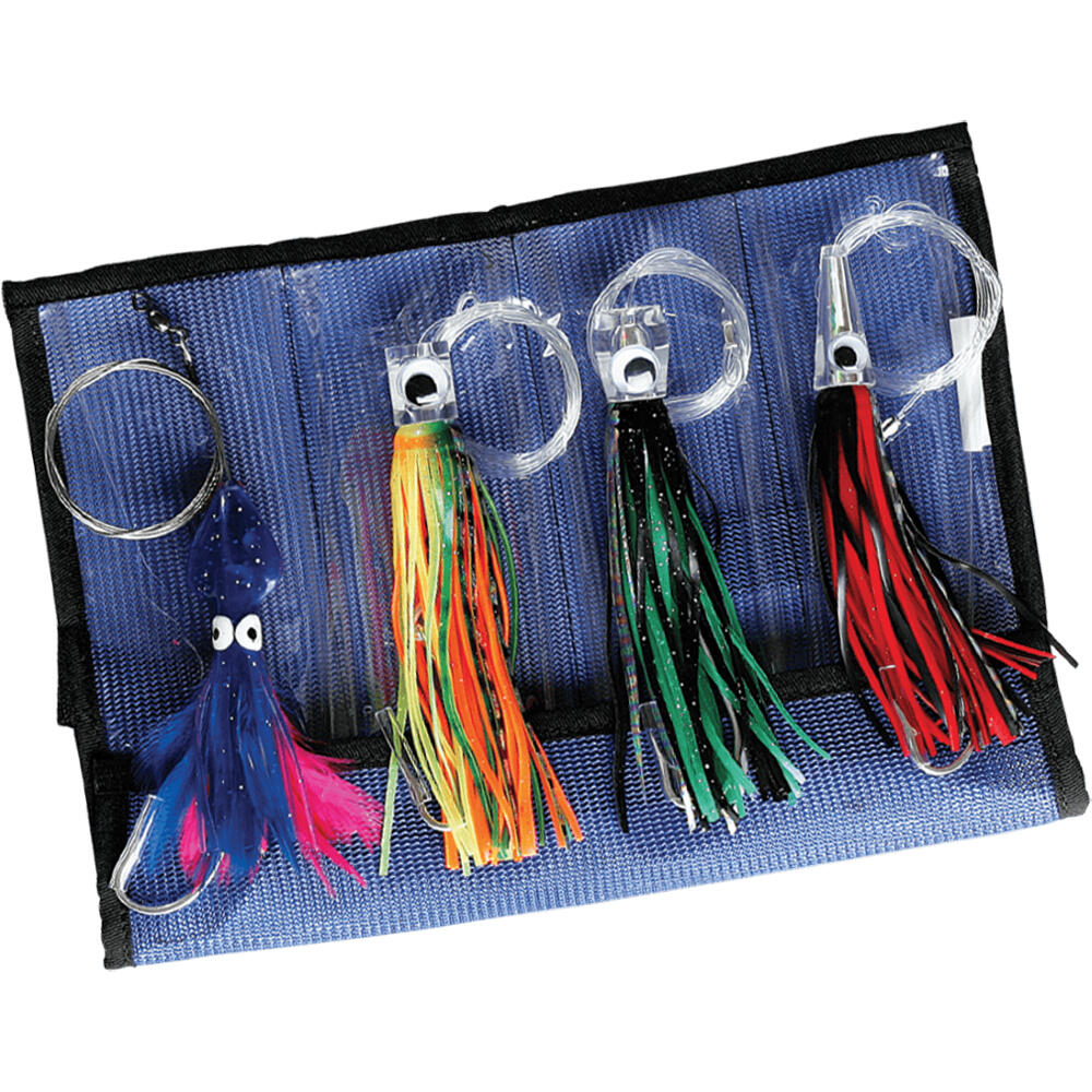 Williamson Master Kit - 4 x Assorted Trolling Lures in Mesh Lure Wrap