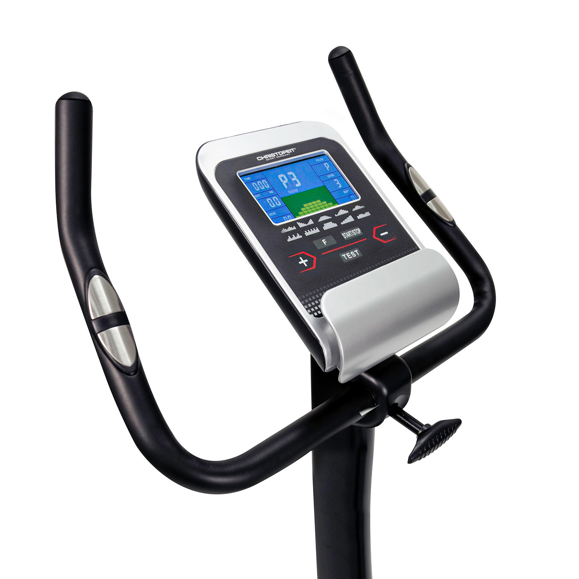 Christopeit Ergometro per cyclette AX 4000 Nero 2/7