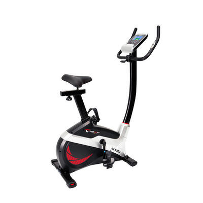 Hometrainer - 24 weerstandsniveaus - 150kg - 195cm - kinomap - ax 4000 zwart
