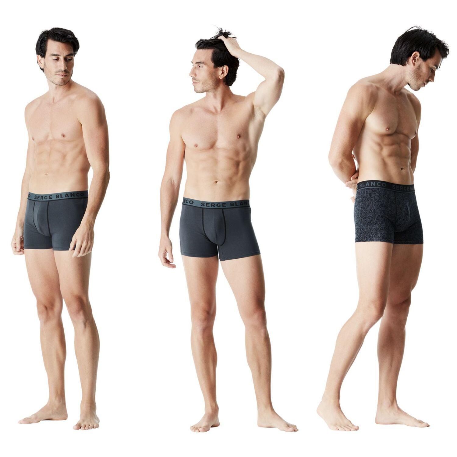 Lot de 8 boxers homme Casual Serge Blanco 4/5