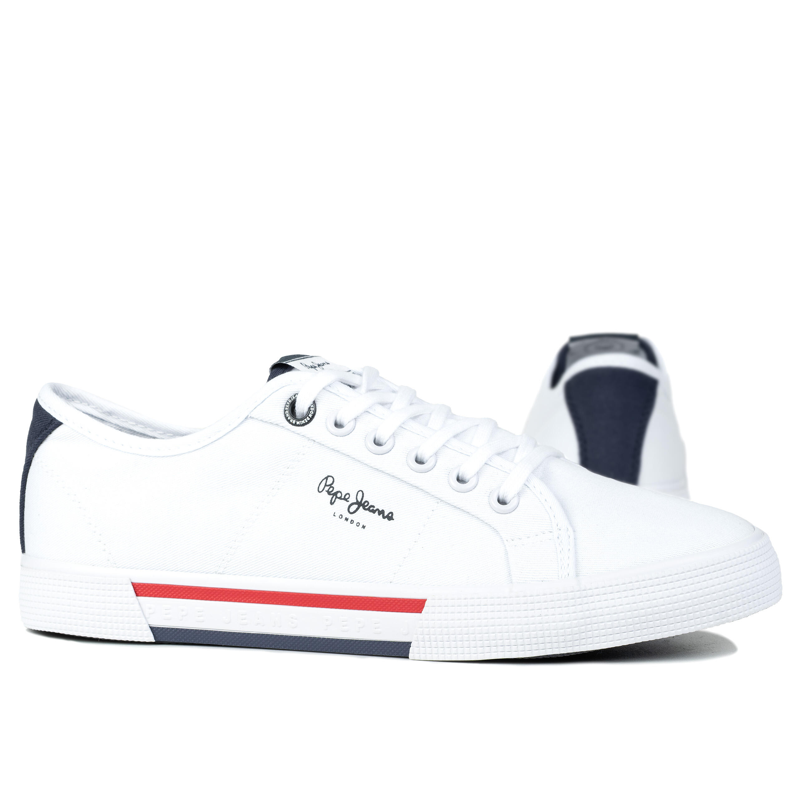 Baskets Pepe Jeans Brady Men Basic, Blanc, Hommes 7/7