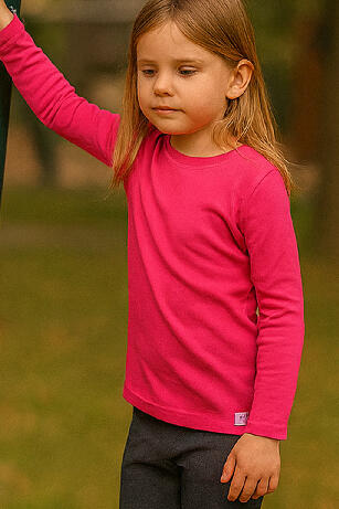 T-shirt in lana merino per bambini LONY 4/4