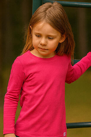 T-shirt in lana merino per bambini LONY 2/4