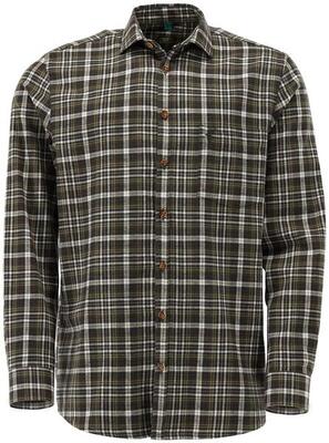 OS Trachten® Flanell-Jägerhemd Jagdhemd kariert langarm Herren von Oefele Jagd