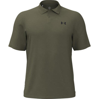 Under armour performance 3.0 heren golfpolo donker groen