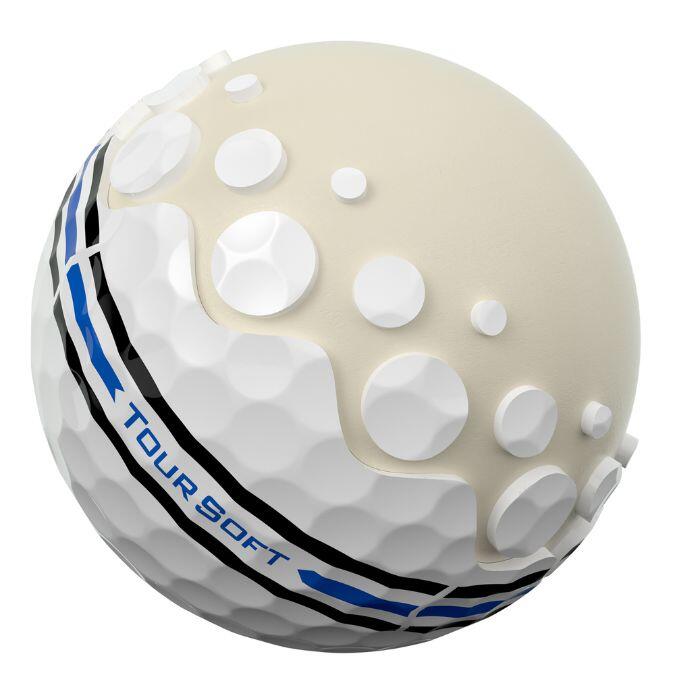 Titleist Tour Soft Alignment 360 Golfballen Wit 2025 5/5