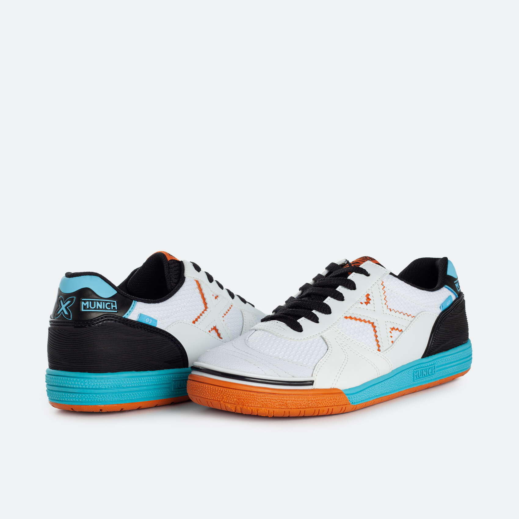 Buty piłkarskie męskie MUNICH G-3 Indoor blanco 5/7