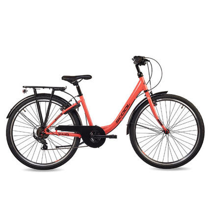 chiX 26, Kinderfahrrad, 6-Gang, Koralle/Dunkelrot, 140–160 cm