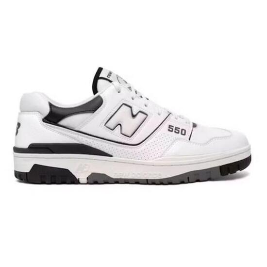 Chaussures de golf New Balance 550 SL pour homme, blanches et noires