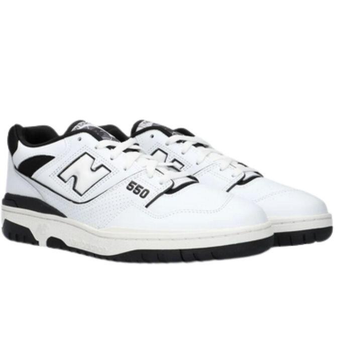Chaussures de golf New Balance 550 SL pour homme, blanches et noires 4/5