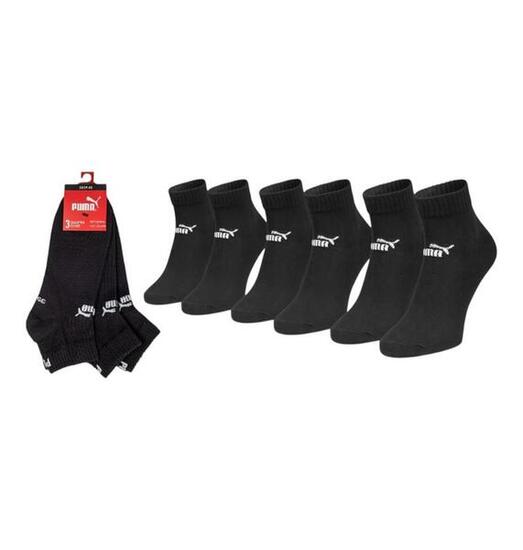 Socquettes QUARTER Adulte (Noir)