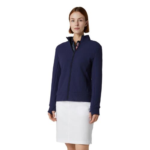 Callaway Stretch Waffle Knit Fleece Golfjas Dames Peacoat 5/5
