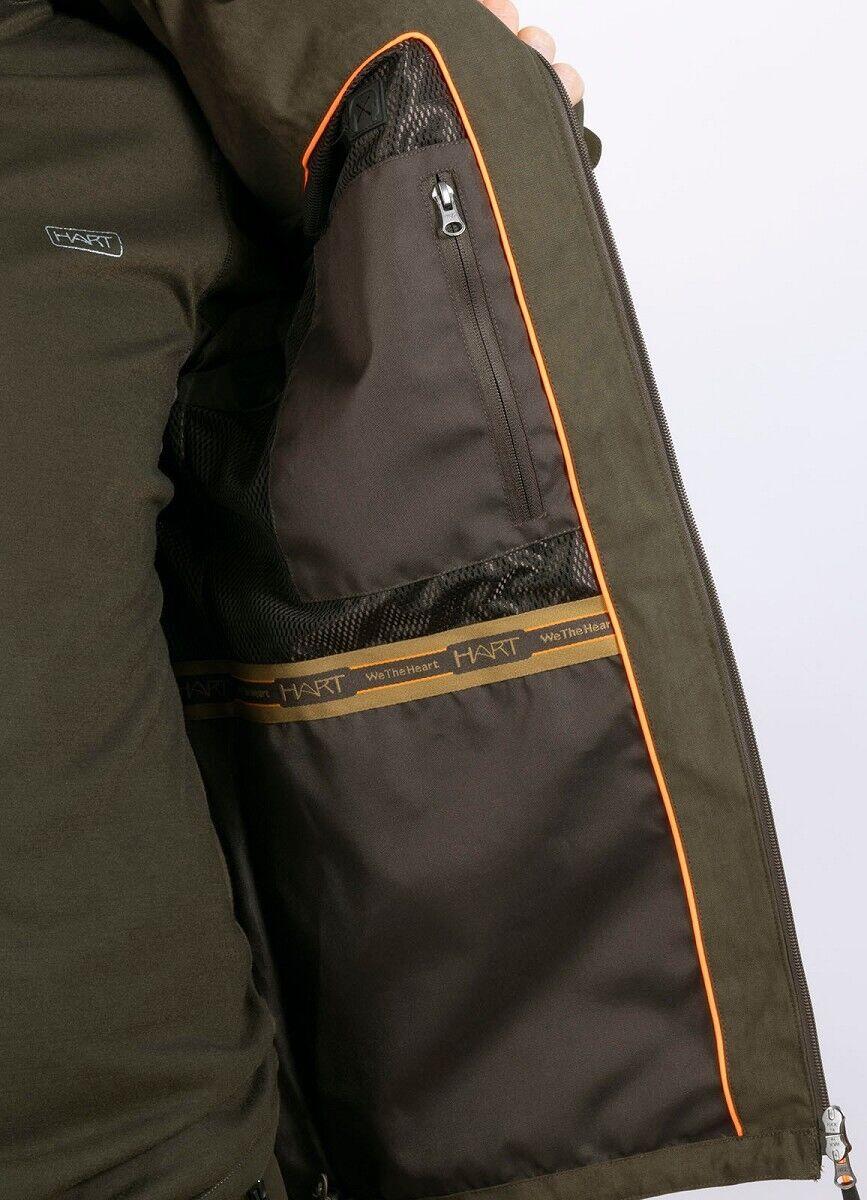 Hart Thermo-Ansitzjacke "Red Deer" oliv wasserdicht Jagdjacke Herren Oefele NEU 5/7