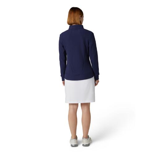 Callaway Stretch Waffle Knit Fleece Golfjas Dames Peacoat 4/5