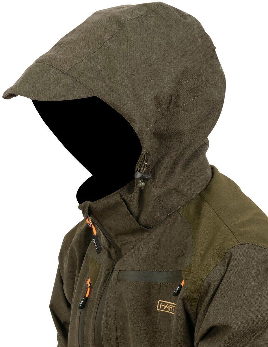 Hart Thermo-Ansitzjacke "Red Deer" oliv wasserdicht Jagdjacke Herren Oefele NEU 4/7