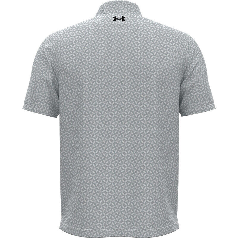 Polo imprimé Under Armour T2G Blanc Halo Gris 2/2