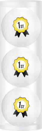 Coffret cadeau balles de golf 1st Prize 3 Balls