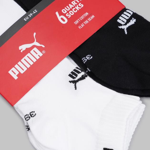 PUMA Puma ELEMENTS Quarter Socken 6-Pack White/black 2/2