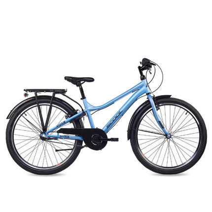 troX, 20 Zoll Kinderfahrrad, 3-Gang, Schwarz/Neongrün, 115–130 cm, 6–9 Jahre