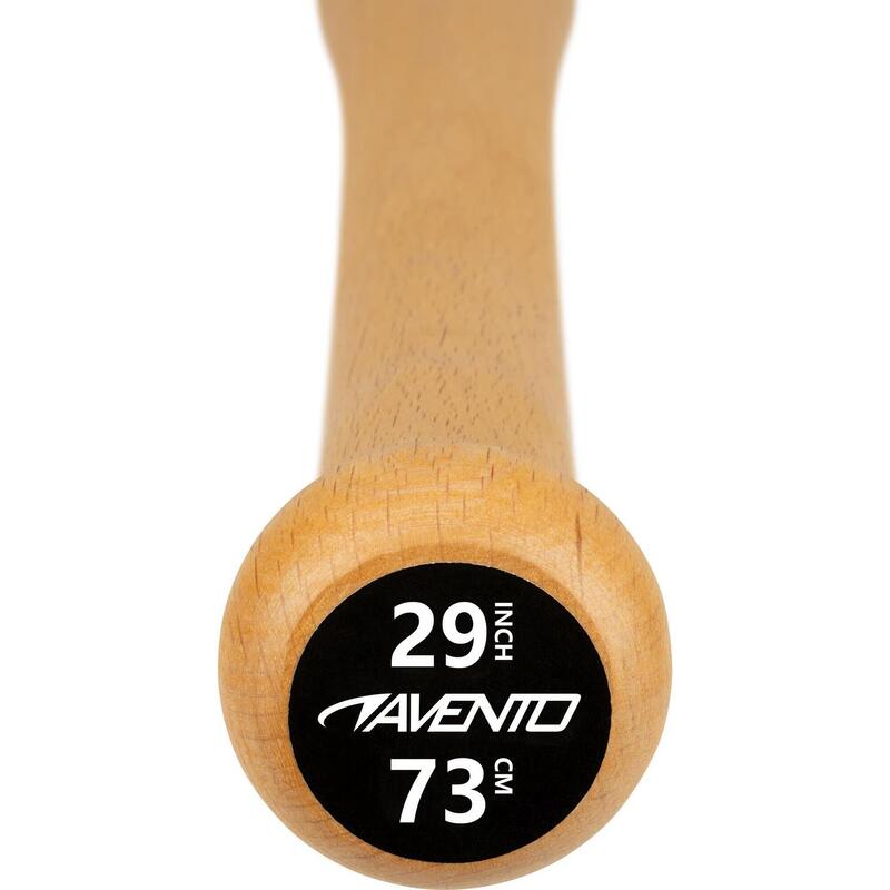 Bâtă de baseball Avento, lemn de fag, 73 cm, maro