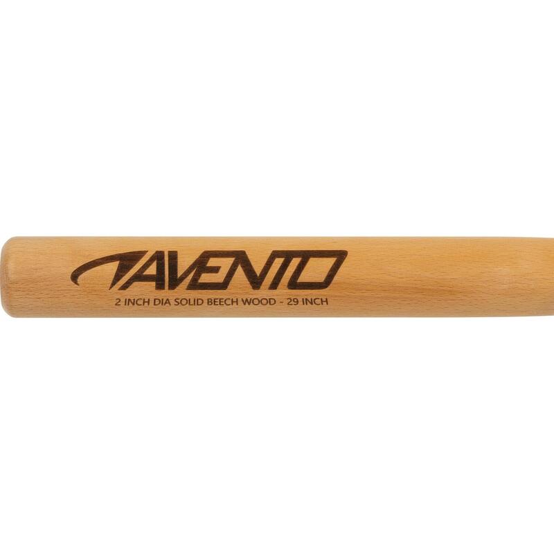 Bâtă de baseball Avento, lemn de fag, 73 cm, maro