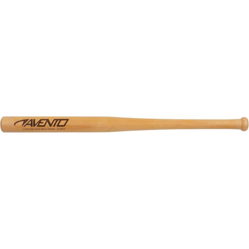 Bâtă de baseball Avento, lemn de fag, 73 cm, maro