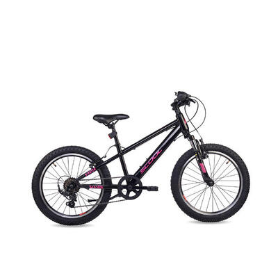 Kinderfiets unisex s'cool xroc k6 6 versnellingen derailleur offroad