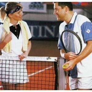 Fileu tenis camp Huck fir 3 mm, cu nod, 5 randuri duble, conform ITF și DTB