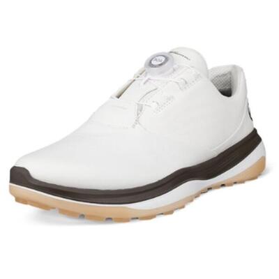 Ecco m golf lt1 boa heren golfschoenen wit tarmac