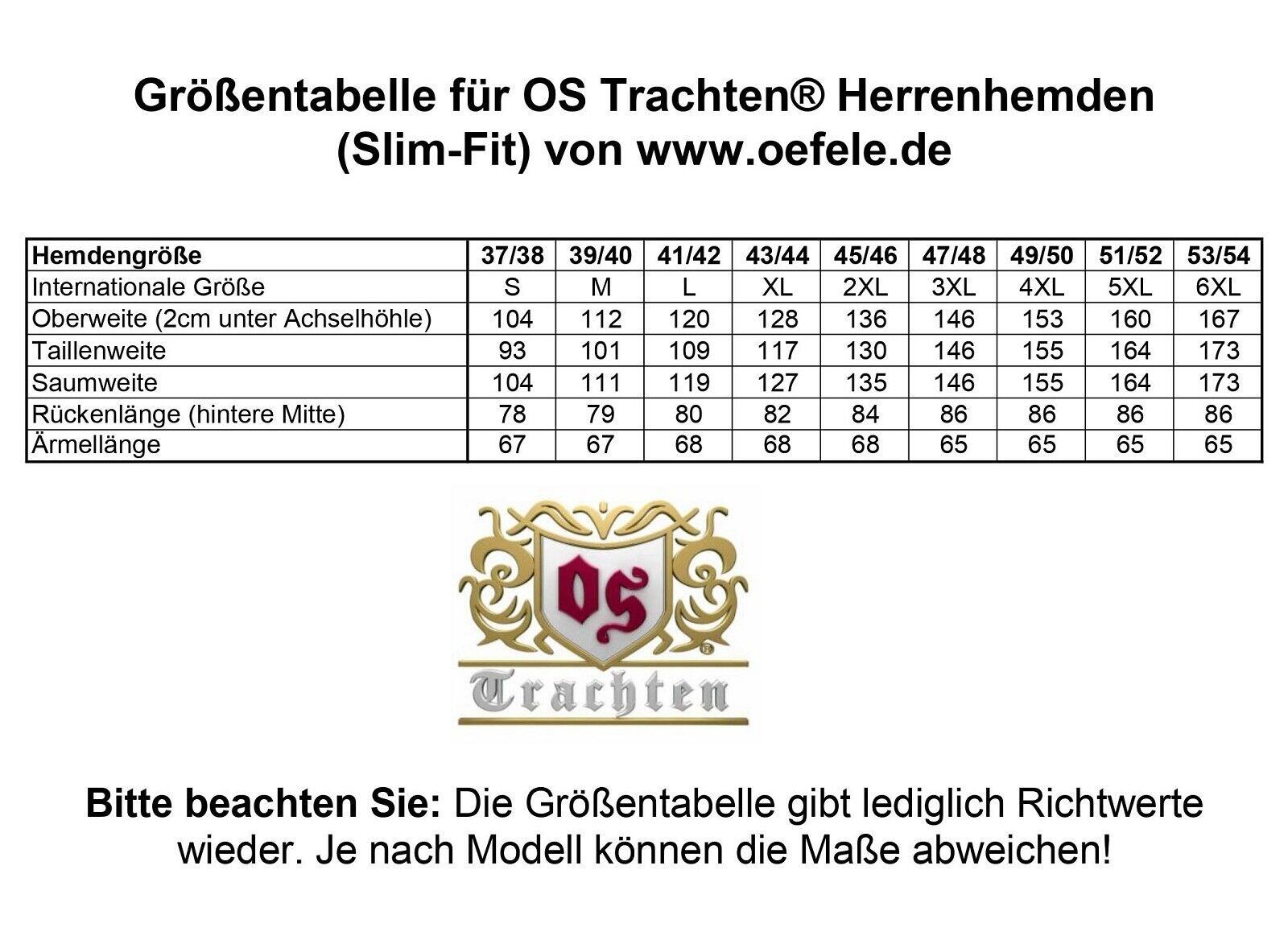 OS Trachten® Jägerhemd Herren Jagdhemd kariert langarm von Oefele Jagd NEU 5/6