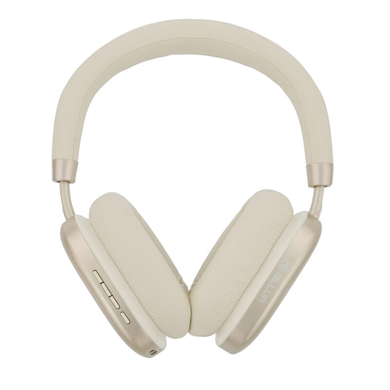 Casti Bluetooth Over-ear Tellur Shade, ANC, bej