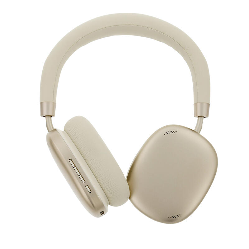 Casti Bluetooth Over-ear Tellur Shade, ANC, bej