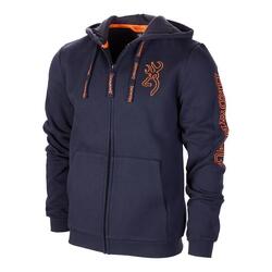 Sweatshirt Zip Browning Snapshot Bleue - M