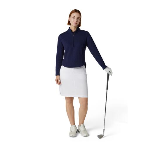 Callaway 1/2 Zip Quilted Knit Pullover Dames Peacoat 5/5
