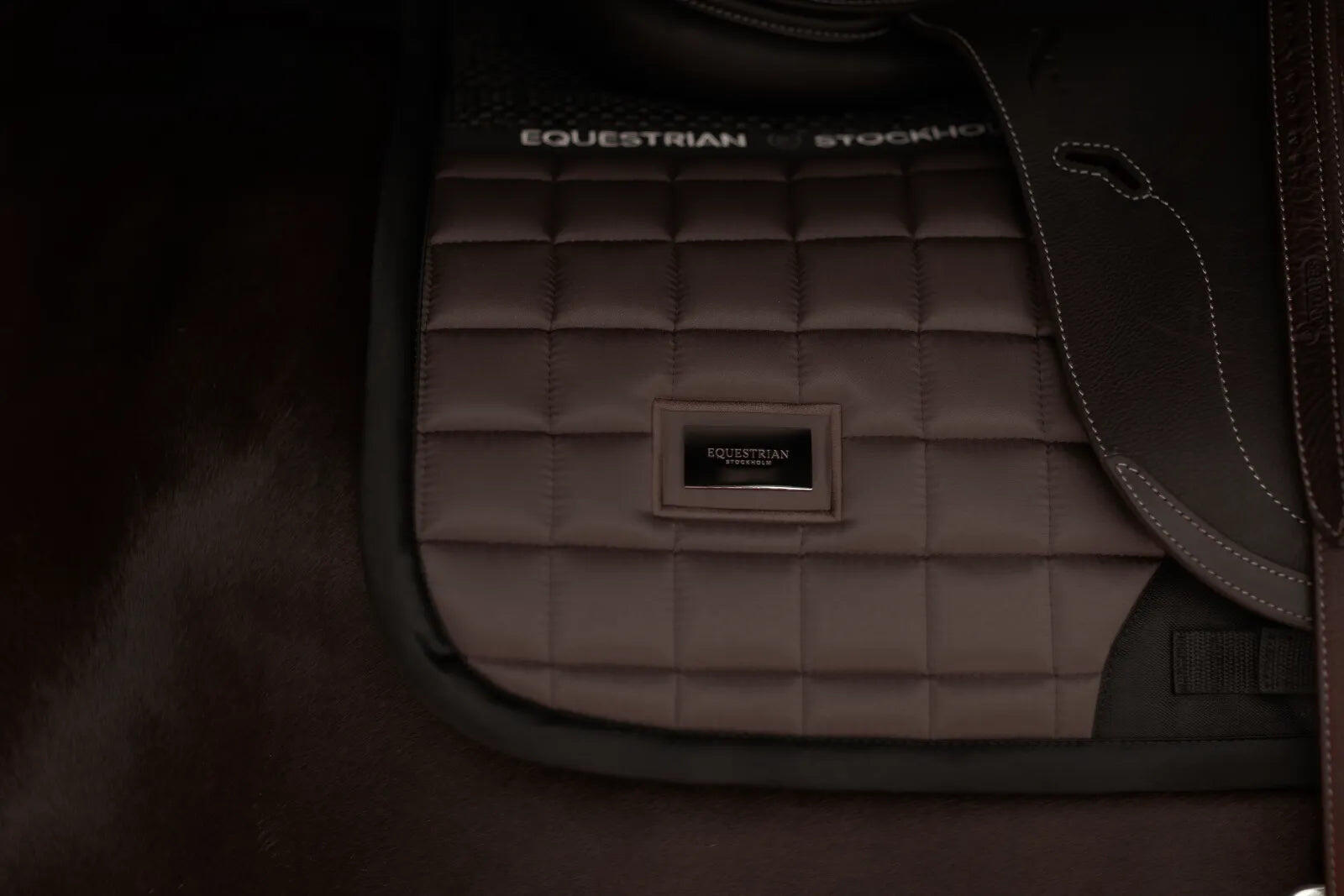 Tapis de selle Sportive Mocha MIXTE - Equestrian Stockholm 3/5