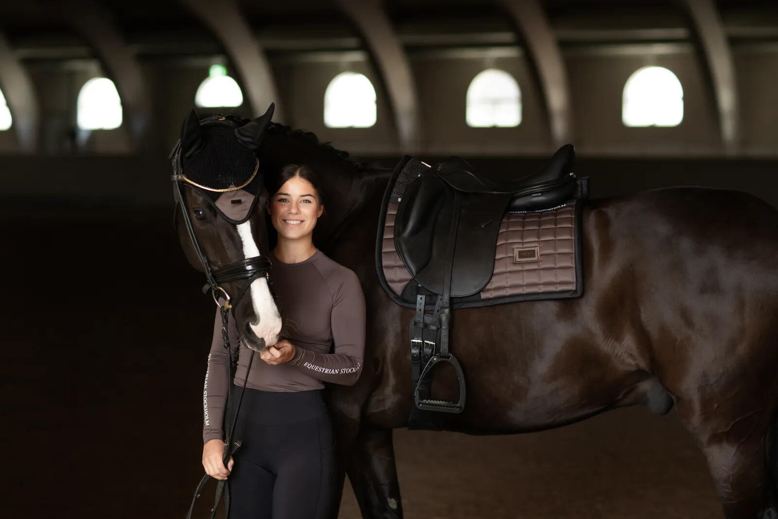 Tapis de selle Sportive Mocha DRESSAGE - Equestrian Stockholm 3/5