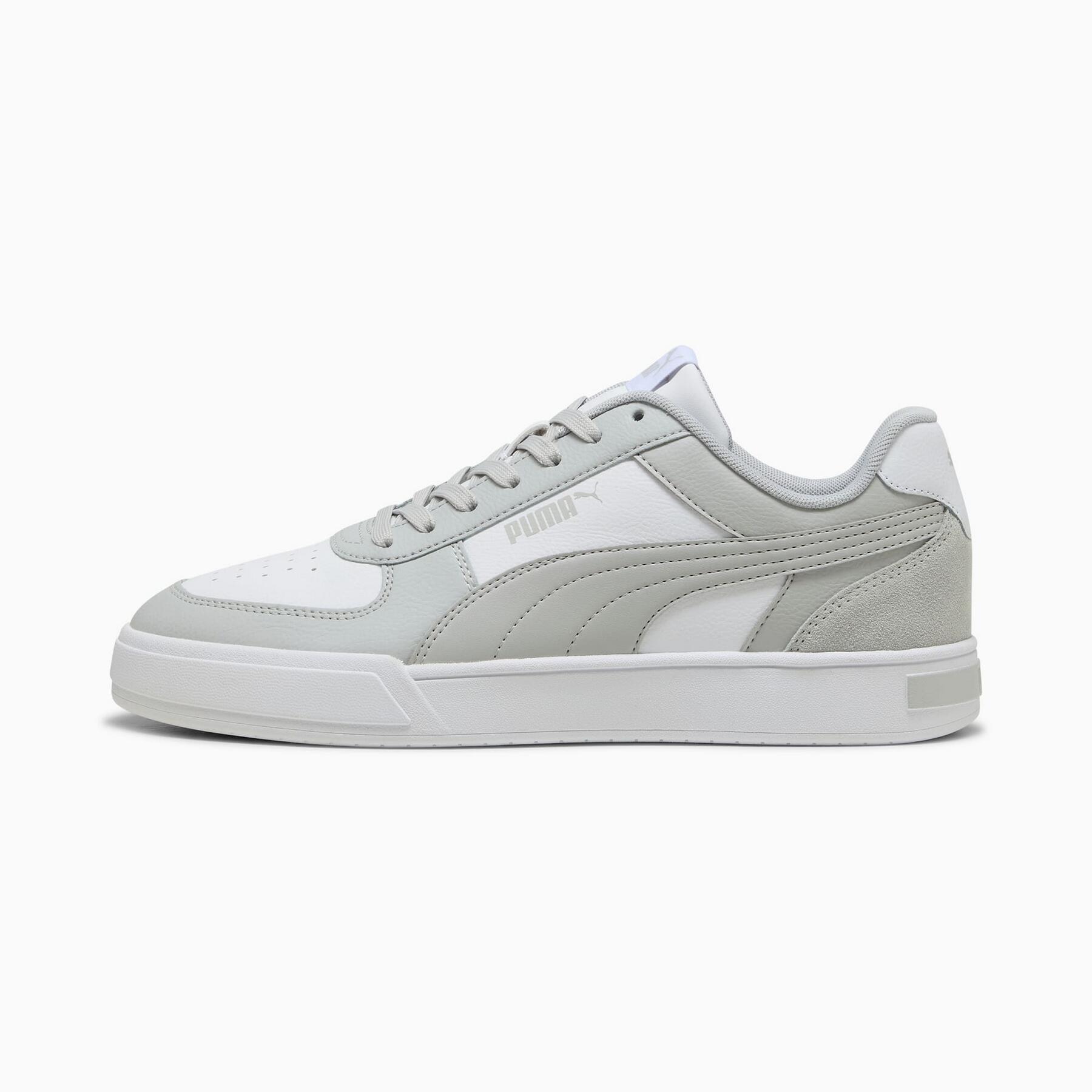 Puma Caven sneaker sportiva bianco grigio uomo 2/6