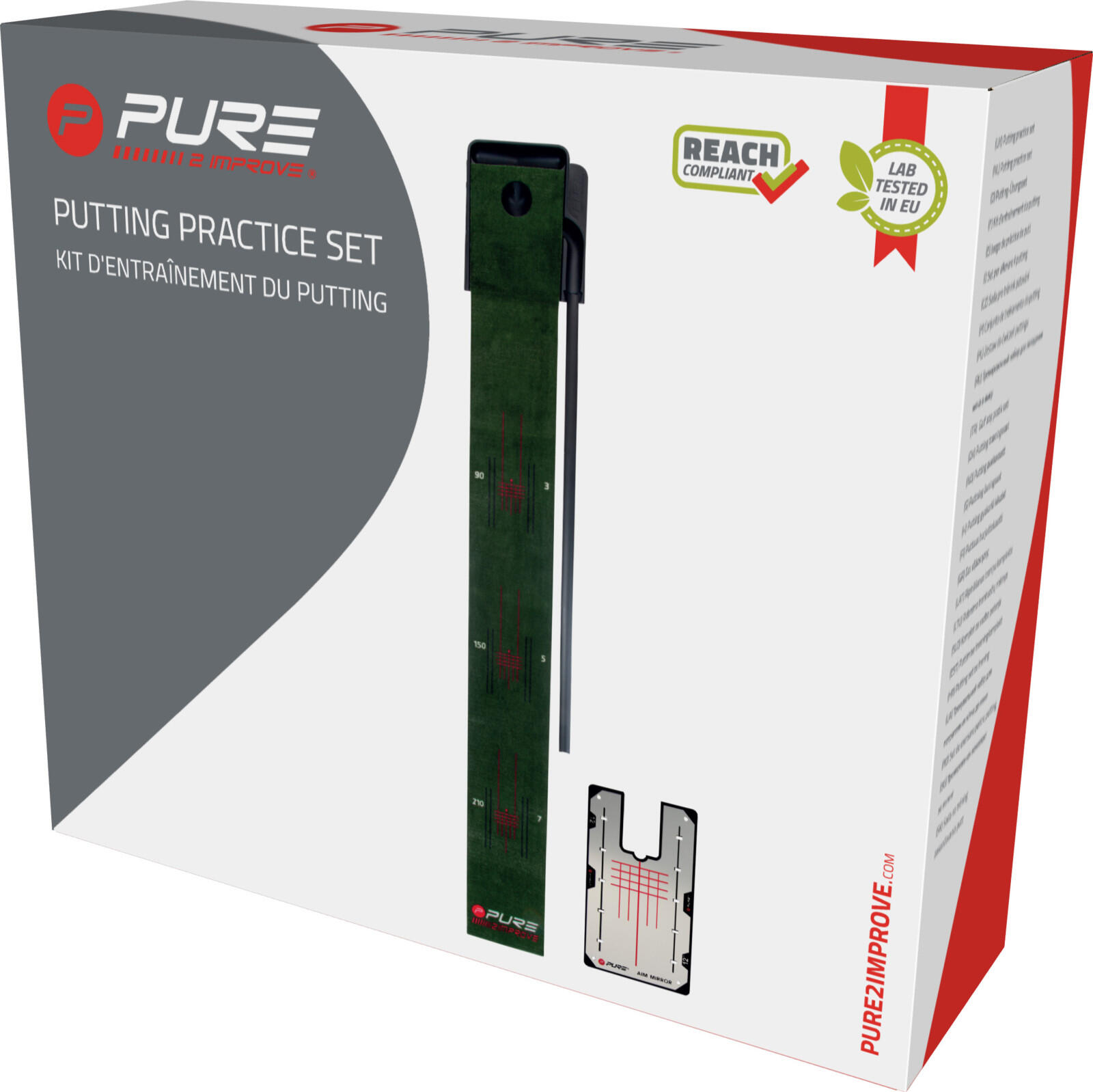 Alfombrilla y espejo Pure2Improve Confidence 2/5