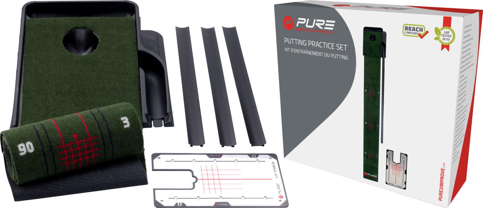 Alfombrilla y espejo Pure2Improve Confidence 5/5