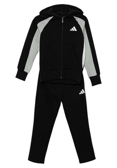 Survêtement Essentials Colorblock Fleece Noir - JI6228