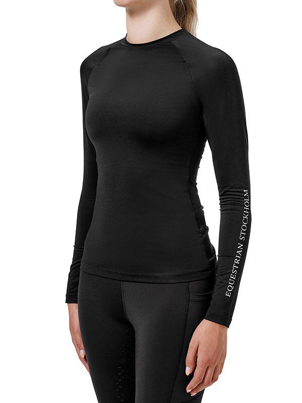 Baselayer equitazione maniche lunghe donna Equestrian Stockholm Dynamic 3/5