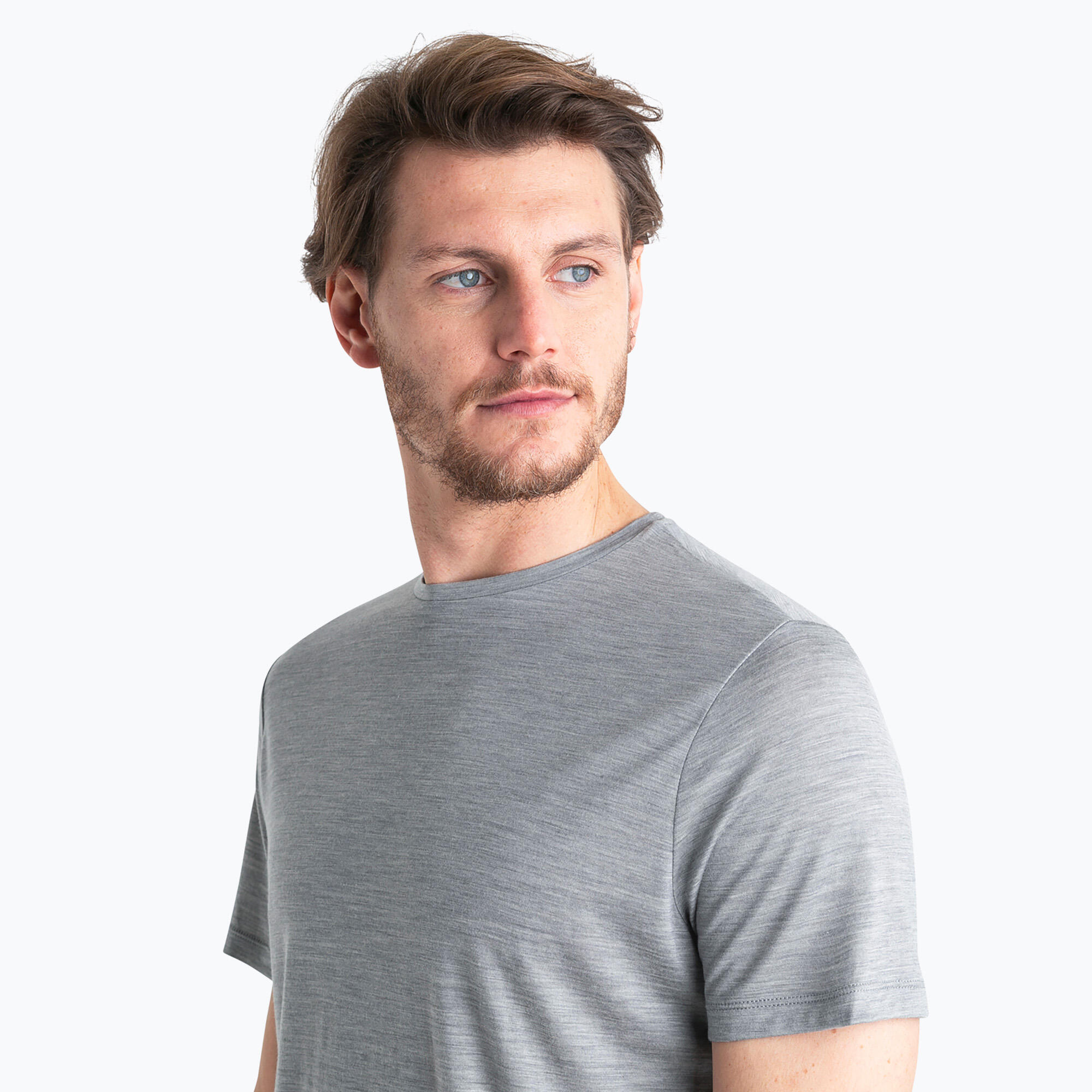 Heren trekking T-shirt icebreaker Merino 125 Cool-Lite Sphere III SS Tee metro 2/5