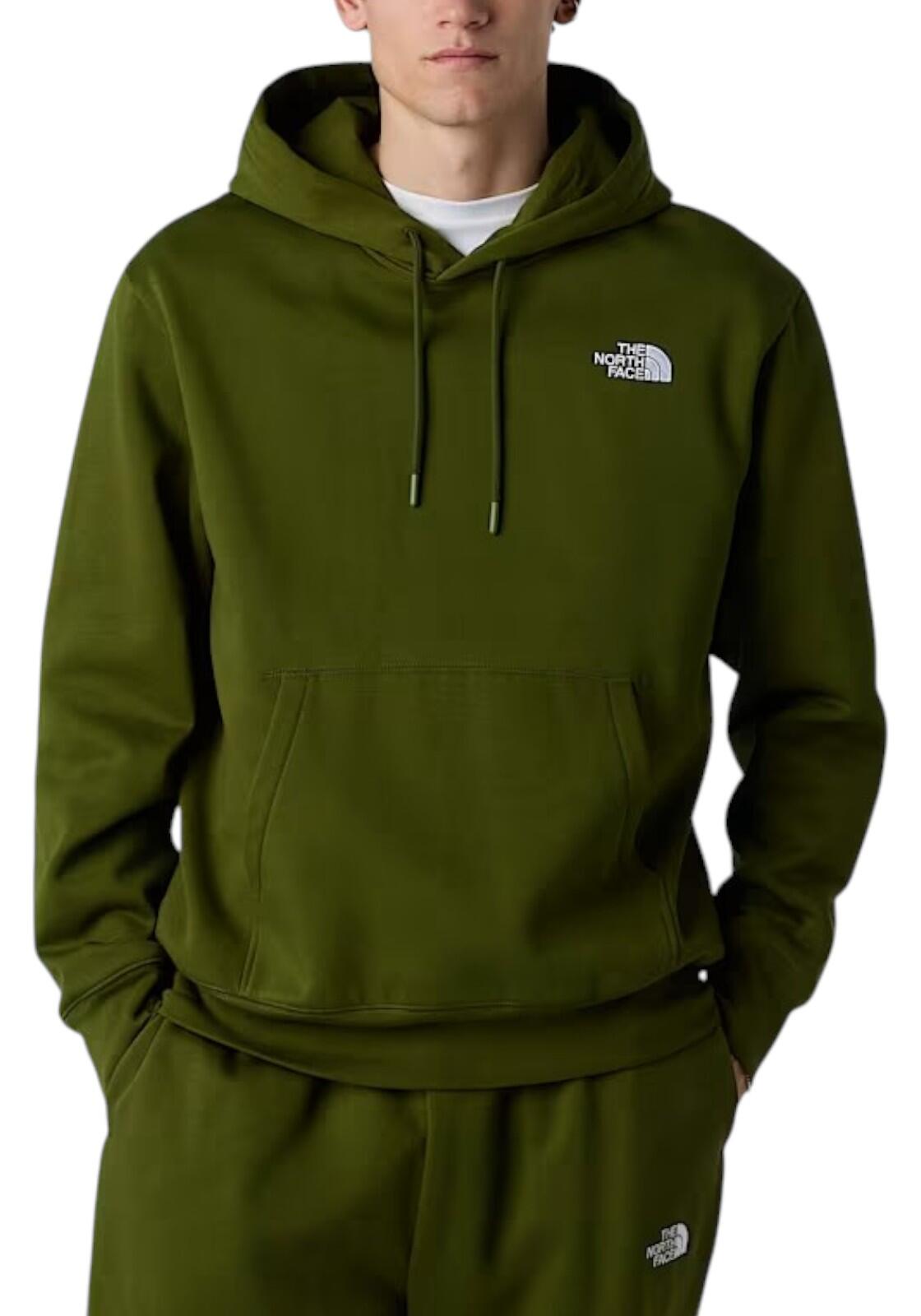 Sudaderas jerseys polares para Hombre The north face Essentials rx Verde 3/4