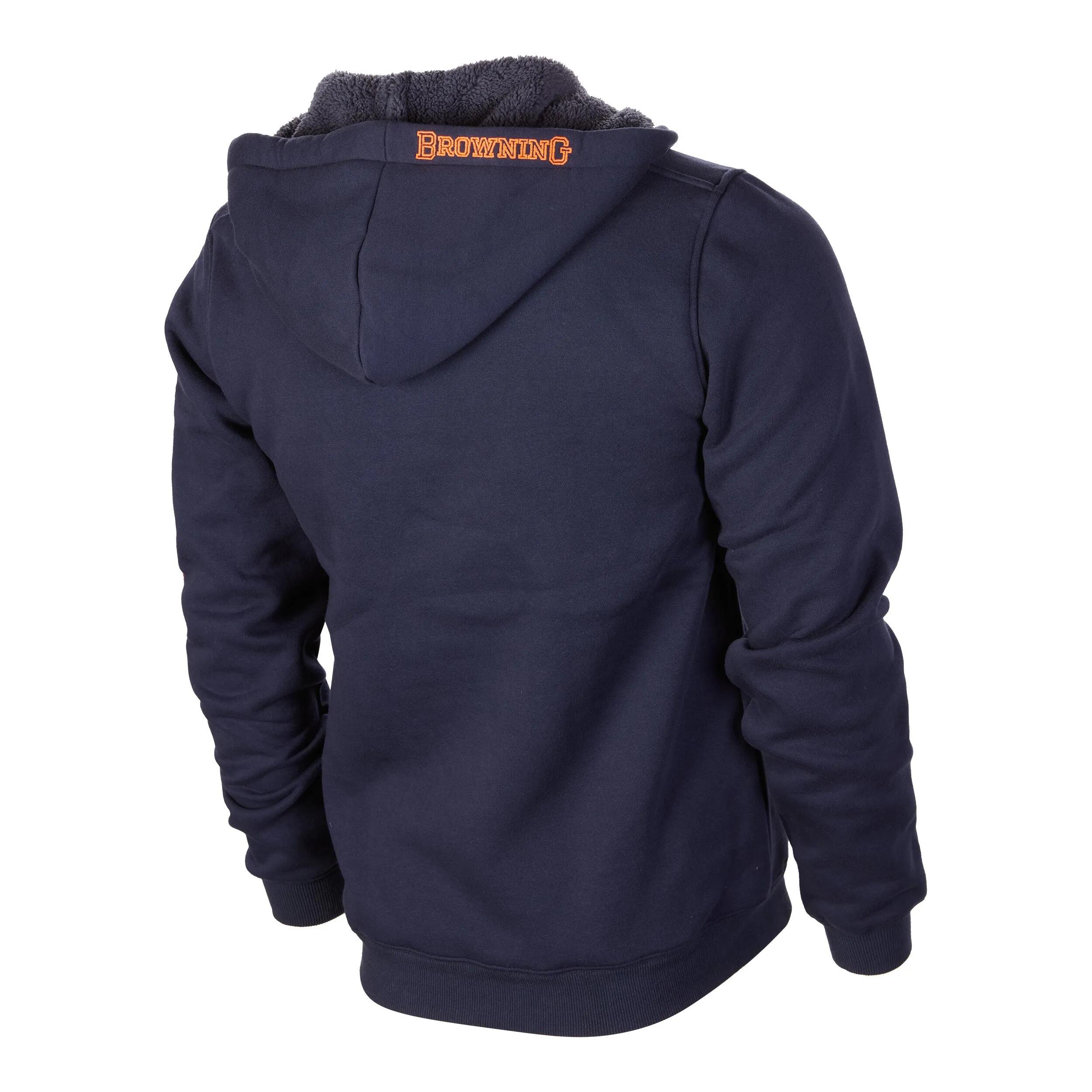 Sweatshirt com capuz e fecho de correr Browning Snapshot warm 2/6