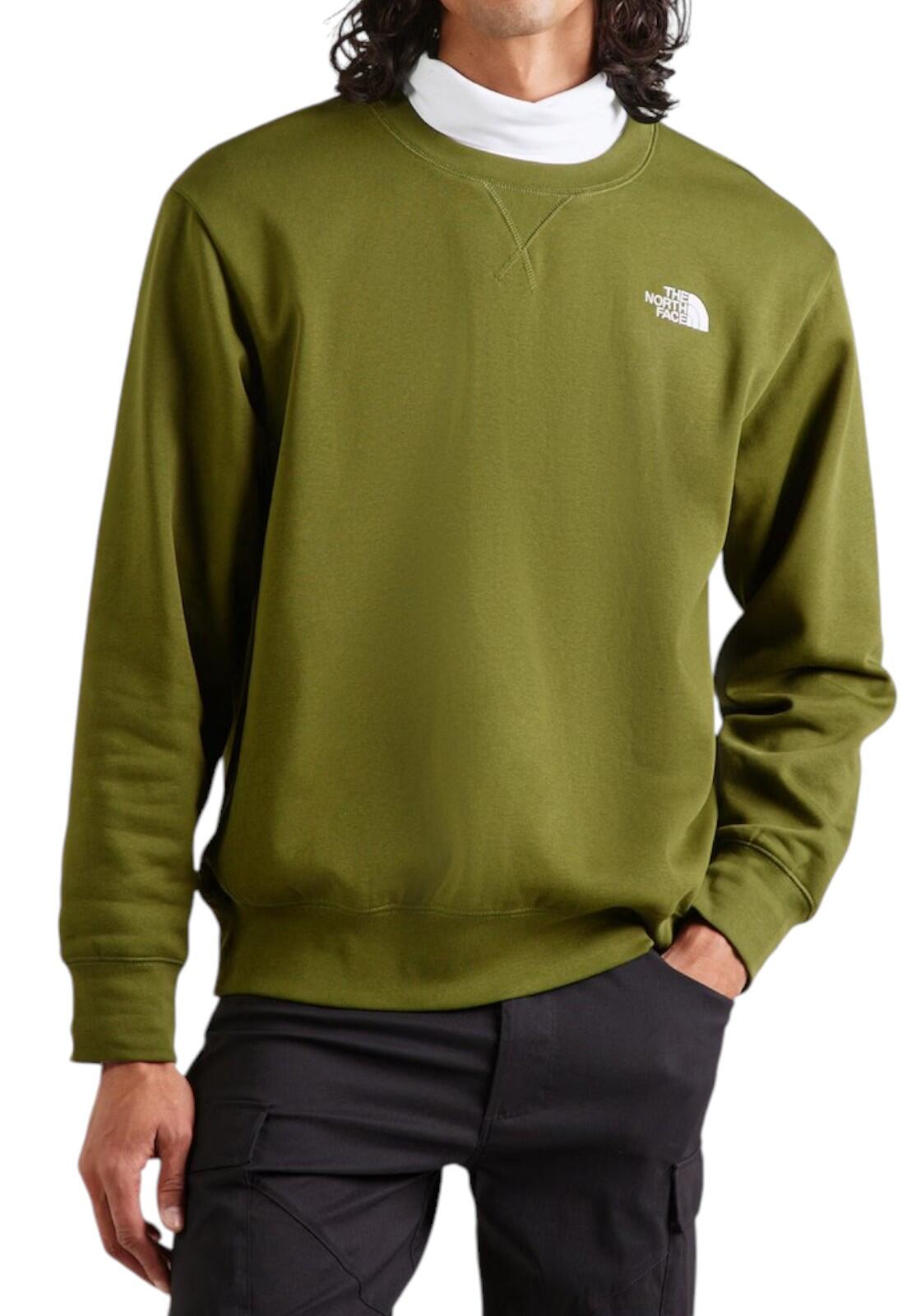 M ESS RELAXED CREW COL BRI 3/4