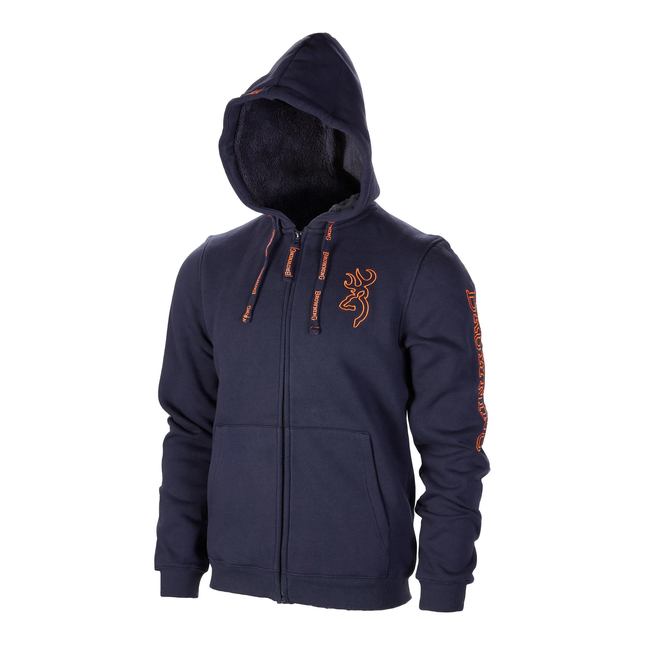 Sweatshirt com capuz e fecho de correr Browning Snapshot warm 4/6