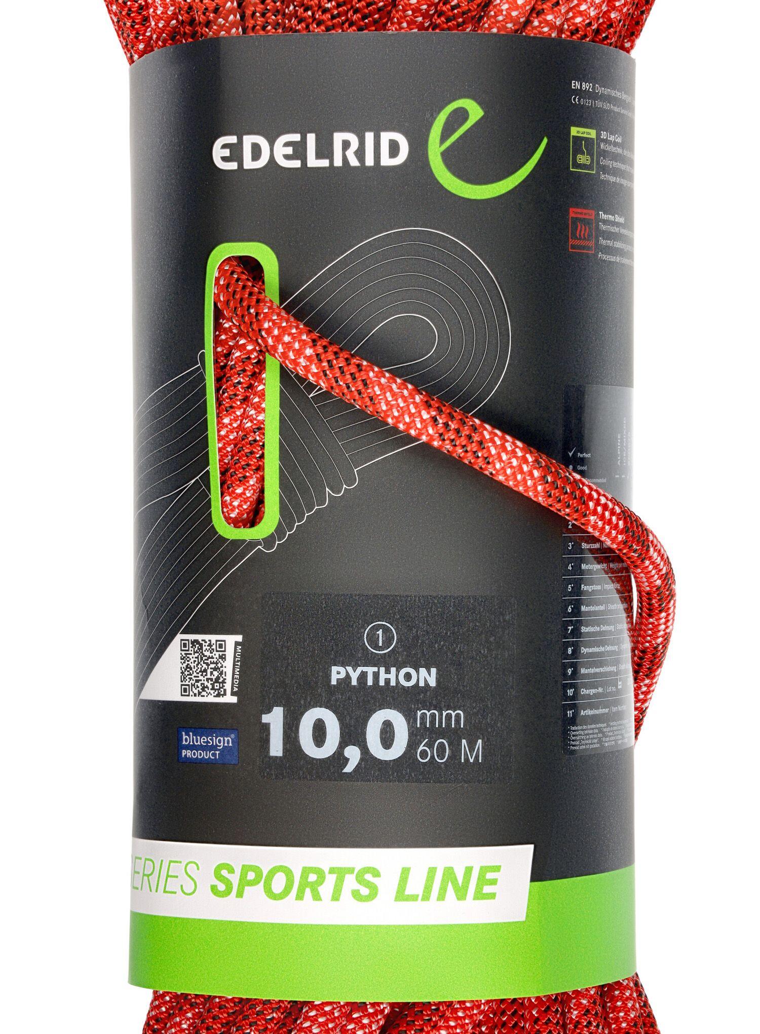 Lina dynamiczna Edelrid Python 10 mm 60 m 5/7