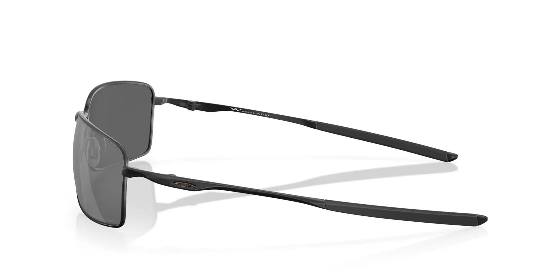 Occhiali da sole adulto Square Wire Matte Black Polarized OO4075 3/11