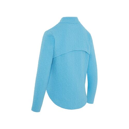 Callaway 1/2 Zip Quilted Knit Pullover Dames Licht Blauw 2/5